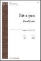 Pat-a-Pan SATB choral sheet music cover